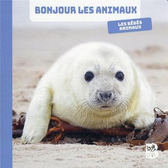 Couverture du livre « Bonjour les animaux ! ; les bébés animaux » de  aux éditions Le Ballon