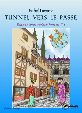 Couverture du livre « Naïs et Totoche - Escale au temps des Gallo-Romains Tome 1 : Tunnel vers le passé » de Isabel Lavarec aux éditions Ex Aequo