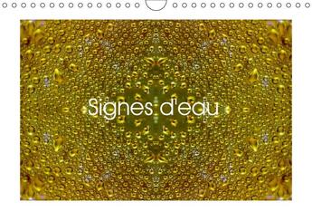 Couverture du livre « Signes d'eau ; calendrier mural 2017 din A4 horizontal » de Uysal Nihat aux éditions Calvendo