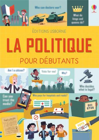 Couverture du livre « La politique pour les débutants » de  aux éditions Usborne