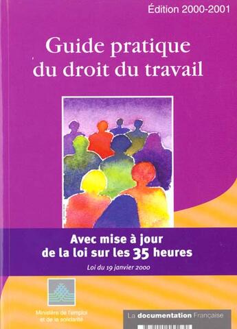 Couverture du livre « Guide pratique du droit du travail » de  aux éditions Documentation Francaise