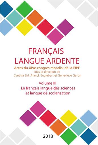 Couverture du livre « Le français langue des sciences et langue de scolarisation » de  aux éditions Iggybook