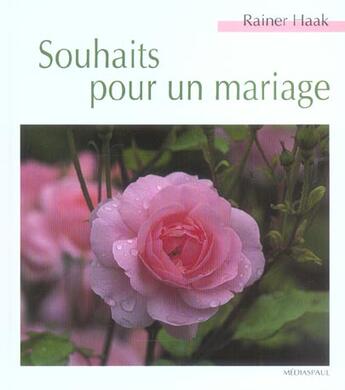 Couverture du livre « Souhaits pour un mariage » de Haak, Lalucq Annick, aux éditions Mediaspaul