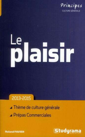 Couverture du livre « Thème de culture générale ; prépas commerciales » de Roland Favier aux éditions Studyrama