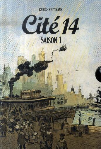 Couverture du livre « Cité 14 - saison 1 : coffret vide » de Pierre Gabus et Romuald Reutimann aux éditions Paquet