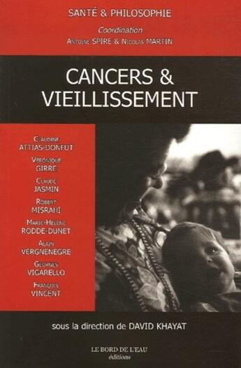 Couverture du livre « Cancers et vieillissement » de  aux éditions Bord De L'eau