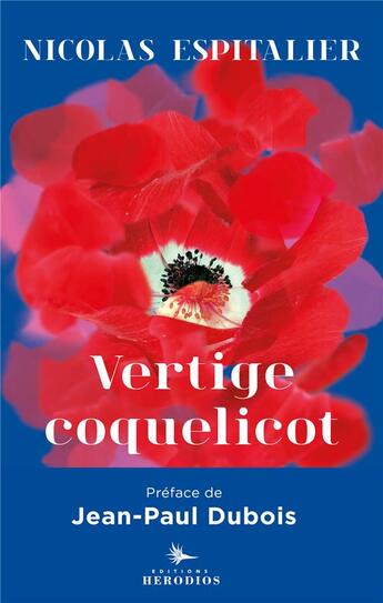 Couverture du livre « Vertige coquelicot » de Nicolas Espitalier aux éditions Herodios