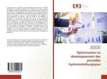 Couverture du livre « Optimisation et développement des procédés hydrométallurgiques » de Yassine Darmane aux éditions Editions Universitaires Europeennes