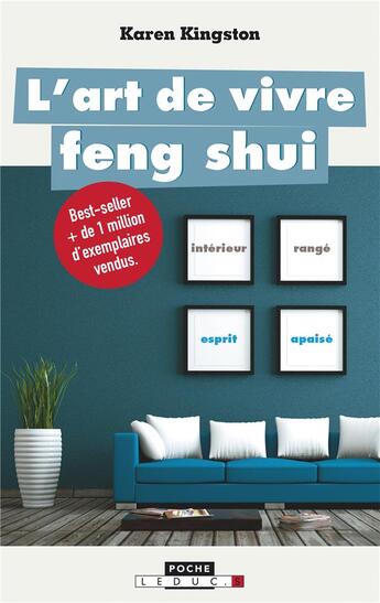 Couverture du livre « L'art de vivre feng-shui » de Karen Kingston aux éditions Leduc