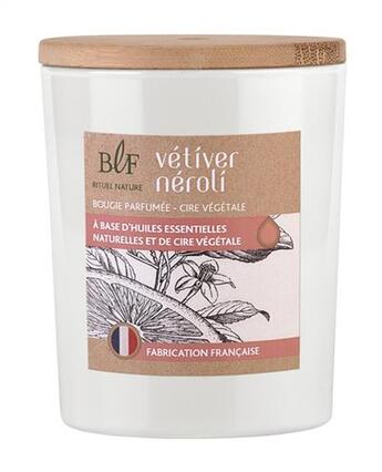 Couverture du livre « Bougie parfumee en cire vegetale vetiver neroli » de  aux éditions Dg-exodif