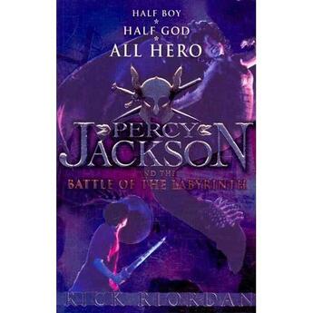 Couverture du livre « PERCY JACKSON AND THE BATTLE OF THE LABYRINTH - PERCY JACKSON AND THE OLYMPIANS 4 » de Rick Riordan aux éditions Puffin Uk