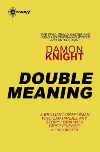 Couverture du livre « Double Meaning » de Damon Knight aux éditions Orion Digital