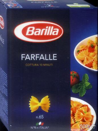 Couverture du livre « Barilla ; les meilleures recettes » de Boyer et Bollivier aux éditions Larousse