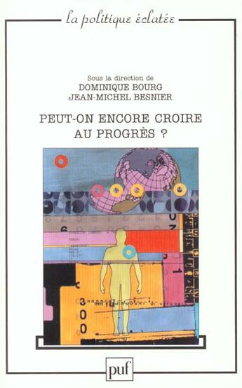 Couverture du livre « Peut-on encore croire au progres ? » de Besnier/Bourg aux éditions Puf