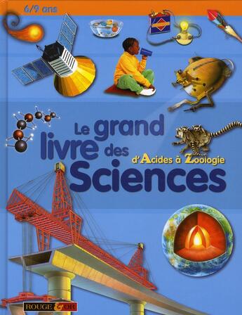 Couverture du livre « Le grand livre des sciences » de  aux éditions Rouge Et Or