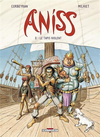 Couverture du livre « Aniss Tome 2 ; le tapis violent » de Eric Corbeyran et Olivier Milhiet aux éditions Delcourt