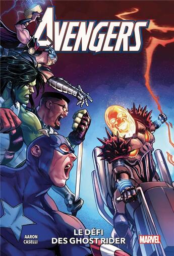 Couverture du livre « Avengers t.5 : le défi des Ghost Rider » de Stefano Caselli et Jason Aaron aux éditions Panini