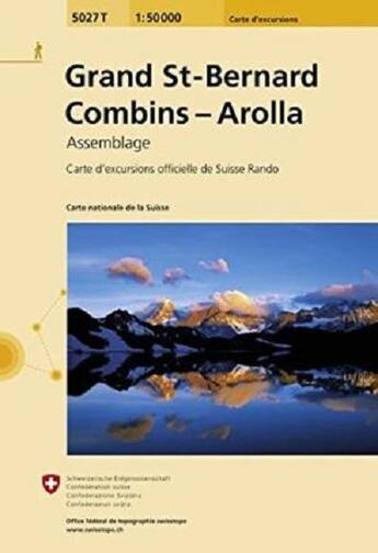 Couverture du livre « Grand st bernard combins - arolla » de  aux éditions Ofts