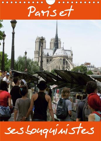 Couverture du livre « Paris et ses bouquinistes calendrier mural 2020 din a4 vertical - photos de paris et de ses bouq » de Capella Mp aux éditions Calvendo