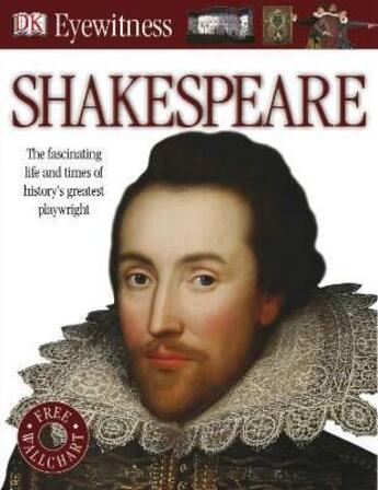 Couverture du livre « Eyewitness: Shakespeare » de Peter Chrisp aux éditions Dk Children