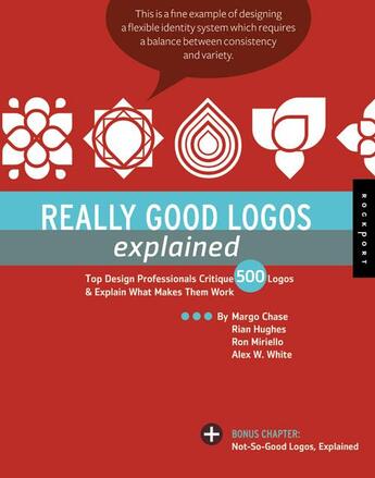 Couverture du livre « Really good logos explained » de Chase Margo aux éditions Rockport