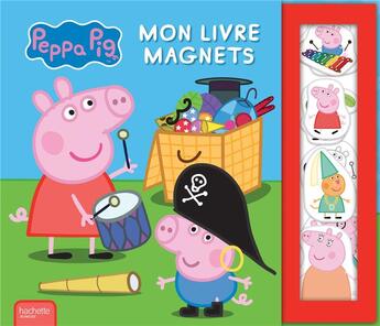 Couverture du livre « Peppa pig - livre magnets » de  aux éditions Hachette Jeunesse