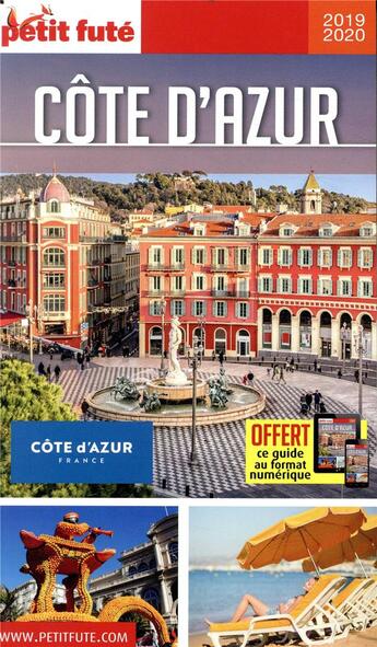 Couverture du livre « Côte d'Azur, Monaco 2019 (édition 2019/2020) » de  aux éditions Le Petit Fute