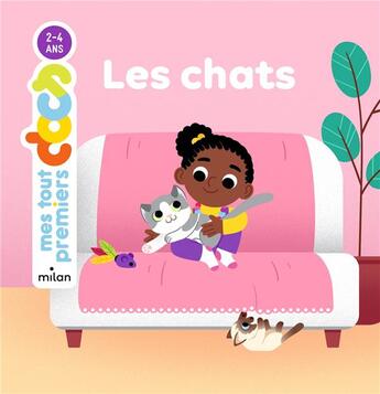 Couverture du livre « Les chats » de Anne Blanchard et Camille Tisserand aux éditions Milan