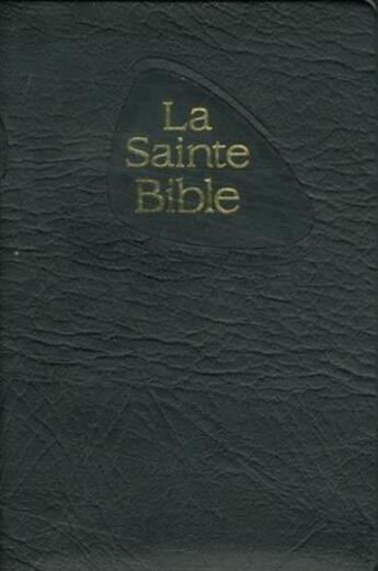 Couverture du livre « Bible segond 1979 velours noir » de  aux éditions Bibli'o