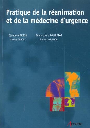 Couverture du livre « Pratique de la reanimation et de la medecine d'urgence » de Orlando/Bruder aux éditions Arnette