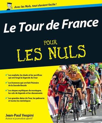 Couverture du livre « Le tour de france pour les nuls » de Vespini/Chalvin aux éditions First