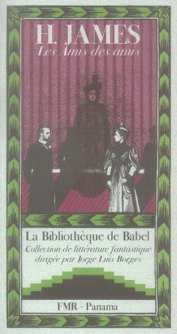 Couverture du livre « Les amis des amis » de Henry James aux éditions Panama