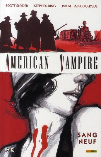 Couverture du livre « American vampire t.1 : sang neuf » de Stephen King et Rafael Albuquerque et Scott Snyder aux éditions Panini