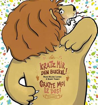 Couverture du livre « Gratte-moi le dos ! kratz mir den Buckel ! » de Marie-Helene Lafond et Benoit Turbet aux éditions Bernest