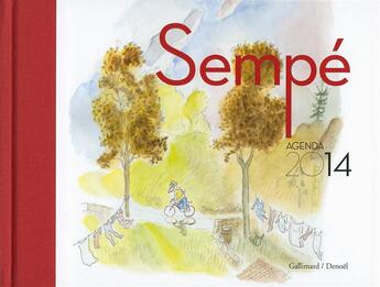 Couverture du livre « Agenda Sempé (édition 2014) » de Jean-Jacques Sempe aux éditions Gallimard-loisirs