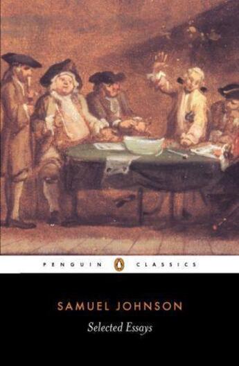 Couverture du livre « Selected Essays » de Samuel Johnson aux éditions Adult Pbs