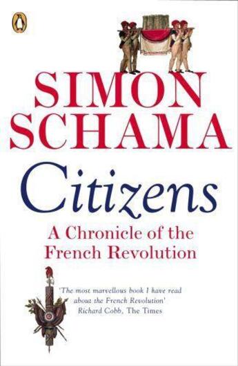 Couverture du livre « Citizens: A Chronicle Of The French Revolution » de Schama Simon aux éditions Adult Pbs
