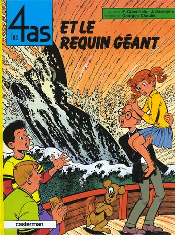 Couverture du livre « Les 4 as - t27 - les 4 as et le requin geant » de Chaulet/Craenhals aux éditions Casterman