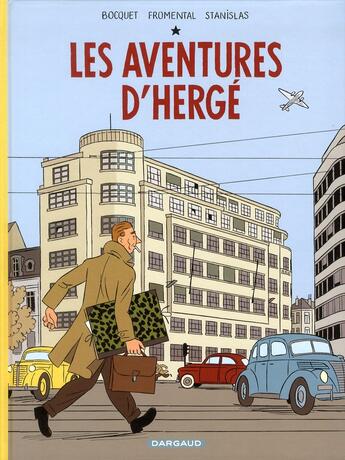 Couverture du livre « Les aventures d'Hergé » de Jose-Louis Bocquet et Jean-Luc Fromental aux éditions Dargaud