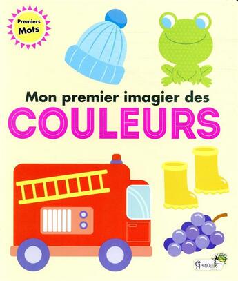 Couverture du livre « Mon premier imagier des couleurs » de Fhiona Galloway aux éditions Grenouille