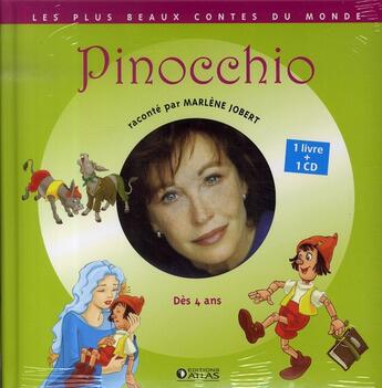 Couverture du livre « Pinocchio » de Marlène Jobert aux éditions Glenat Jeunesse