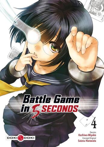 Couverture du livre « Battle game in 5 seconds Tome 4 » de Kashiwa Miyako et Saizo Harawata aux éditions Bamboo