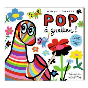 Couverture du livre « Pop à gratter » de Alex Sanders et Pierre Bisinski aux éditions Ecole Des Loisirs