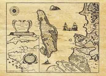 Couverture du livre « Ile d'oleron en 1627 carte de navigation » de  aux éditions Antica