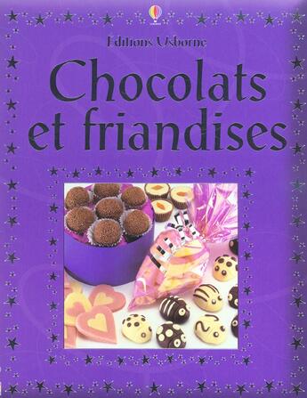 Couverture du livre « Chocolats Et Friandises » de Rebecca Gilpin aux éditions Usborne