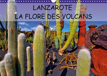 Couverture du livre « Lanzarote la flore des volcans calendrier mural 2020 din a3 horizontal - lanzarote des champs de lav » de Jean-Luc Bohin aux éditions Calvendo