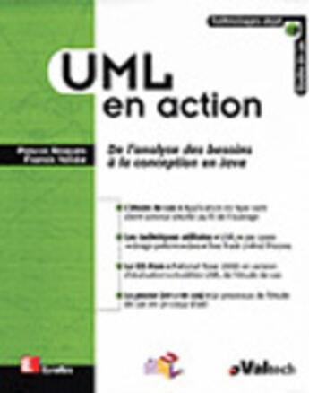 Couverture du livre « Uml En Action ; De L'Analyse Des Besoins A La Conception En Java » de Pascal Roques et Franck Vallee aux éditions Eyrolles
