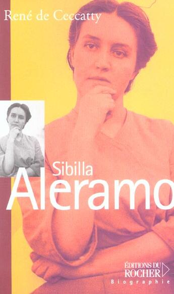 Couverture du livre « Sibilla aleramo » de Ceccatty Rene aux éditions Rocher