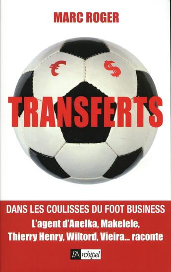 Couverture du livre « Transferts » de Marc Roger aux éditions Archipel