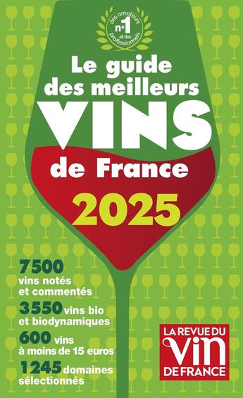 Couverture du livre « Le guide des meilleurs vins de France (édition 2025) » de Olivier Poussier aux éditions Revue Du Vin De France